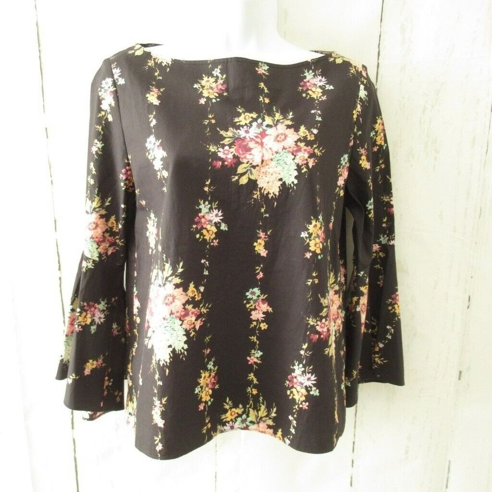 Alice + Olivia Floral Black Blouse NWT - bought it but never wore it.